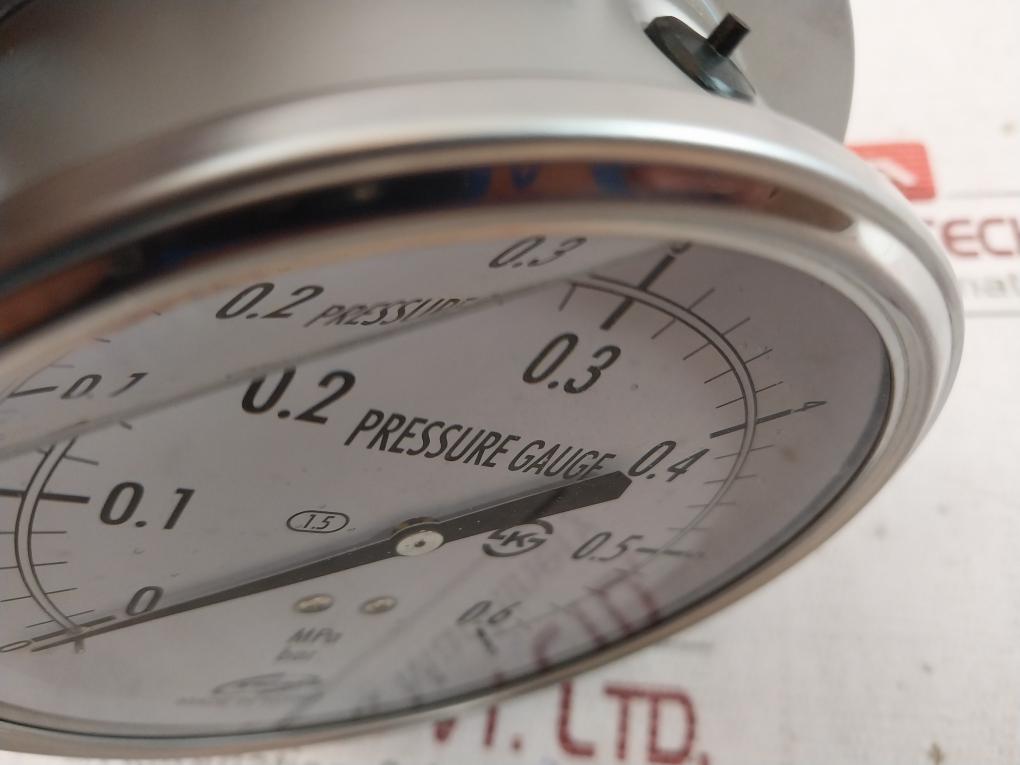 Sigmatech Pressure Gauge 0-0.6 Mpa 0-9 Bar Mm-09-14 1361186