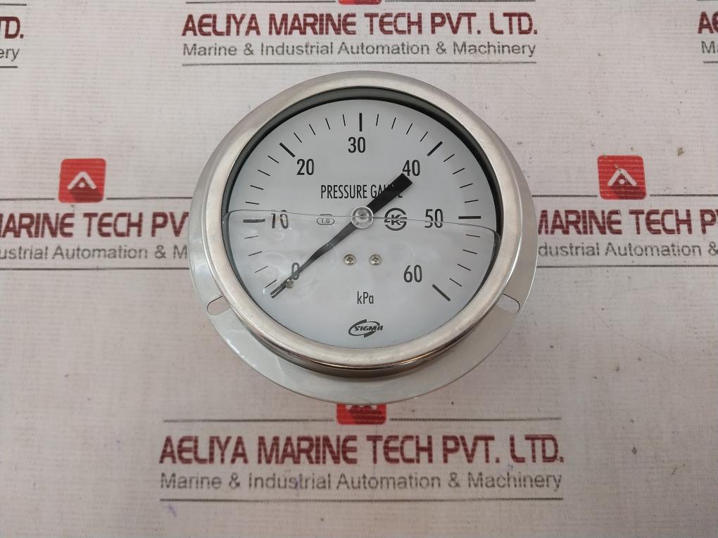 Sigmatech Pressure Gauge 0 To 60 Kpa 1.0
