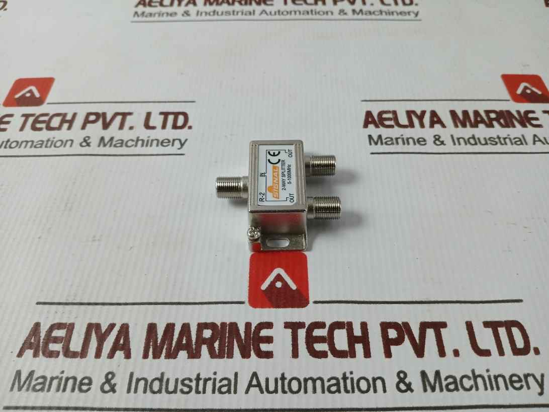 Signal 5-1000 Mhz Coax Cable Tv Antenna Tv Signal 2-way Splitter