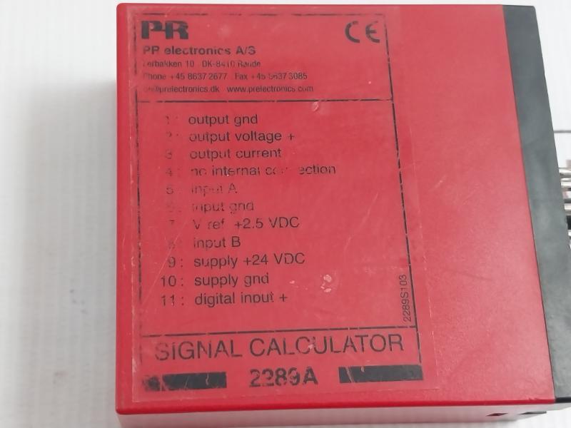 Signal Calculator 2289A Pr Electronics 24V-2,7W