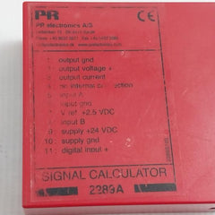 Signal Calculator 2289A Pr Electronics 24V-2,7W