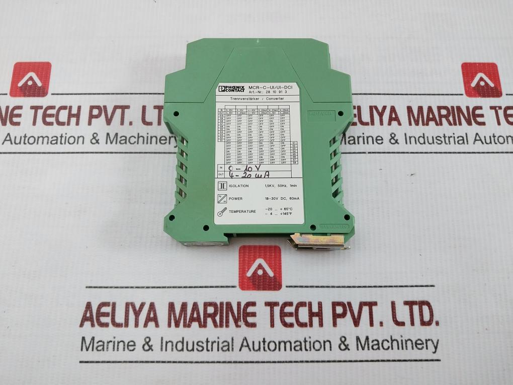 Signal Conditioner Mcr-c-ui/Ui-dci Phoenix Contact 18-30V Dc, 60Ma