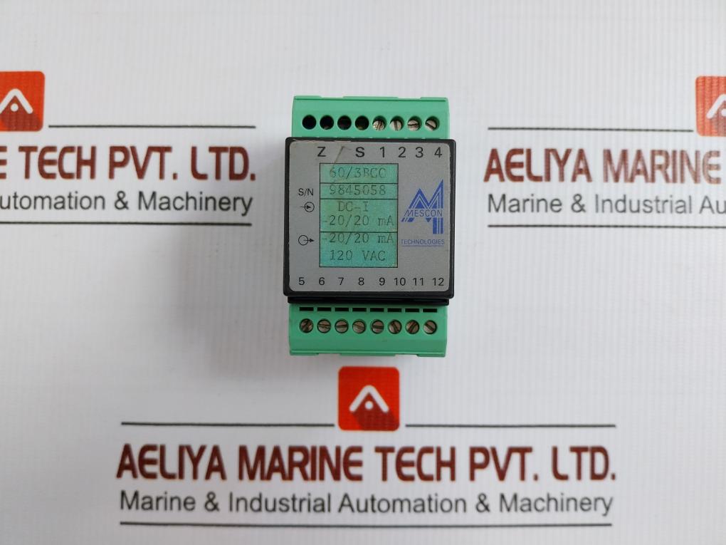 Signal Isolator 60/3Bco Mescon Technologies 120 Vac