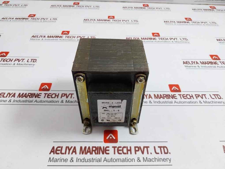 Signal M4L-4-6 Transformer 115V 600Va 50/60Hz Class F-1