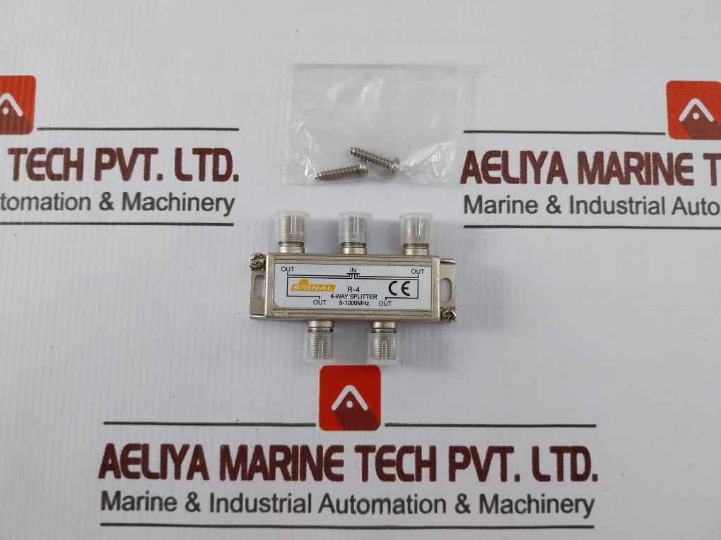 Signal R-4 4-way Splitter 5-1000Mhz