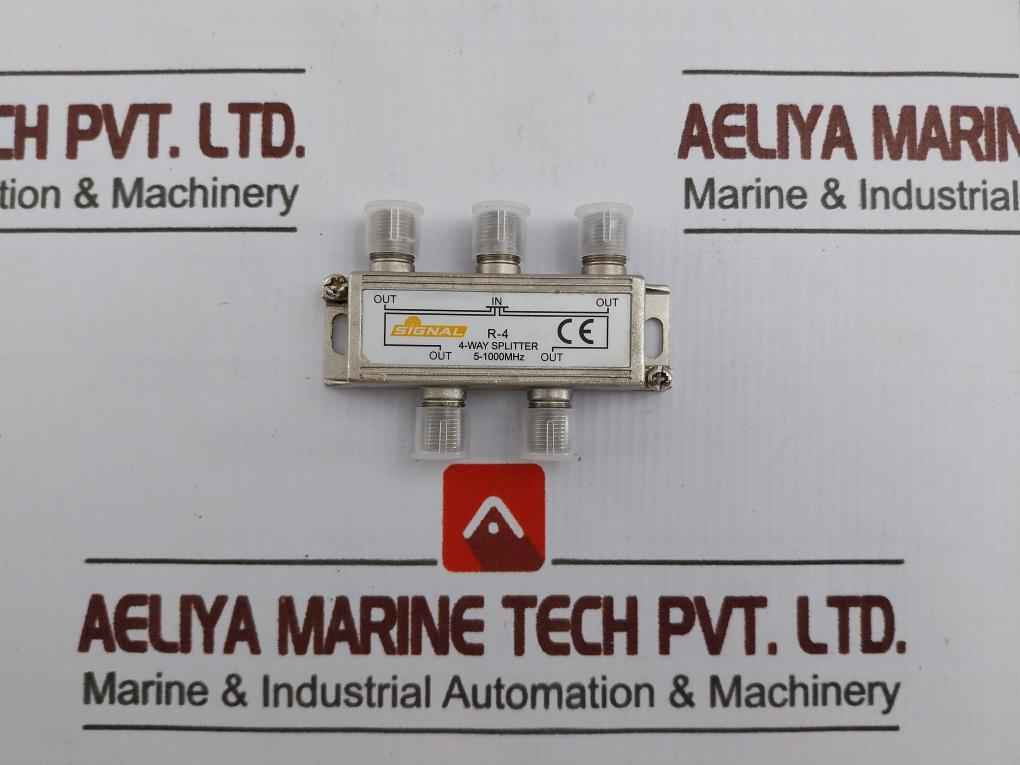 Signal R-4 4-way Splitter 5-1000Mhz