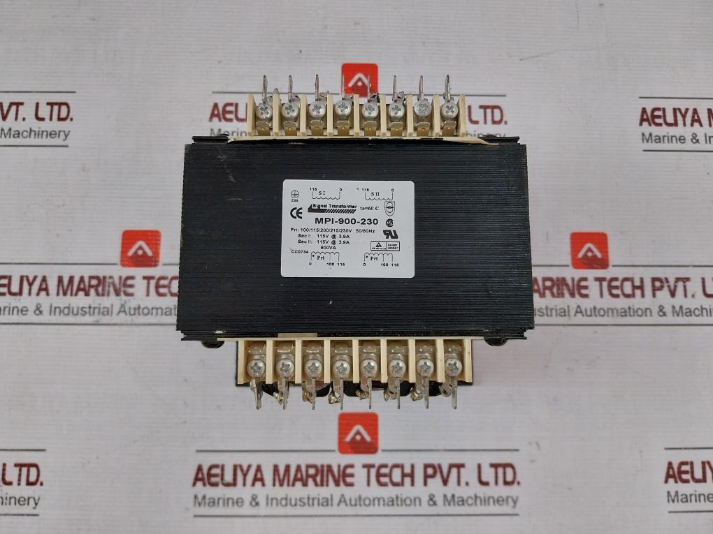 Signal Transformer Mpi-900-230 Power Transformer 1930194-03 7.8A At 115V 50/60Hz