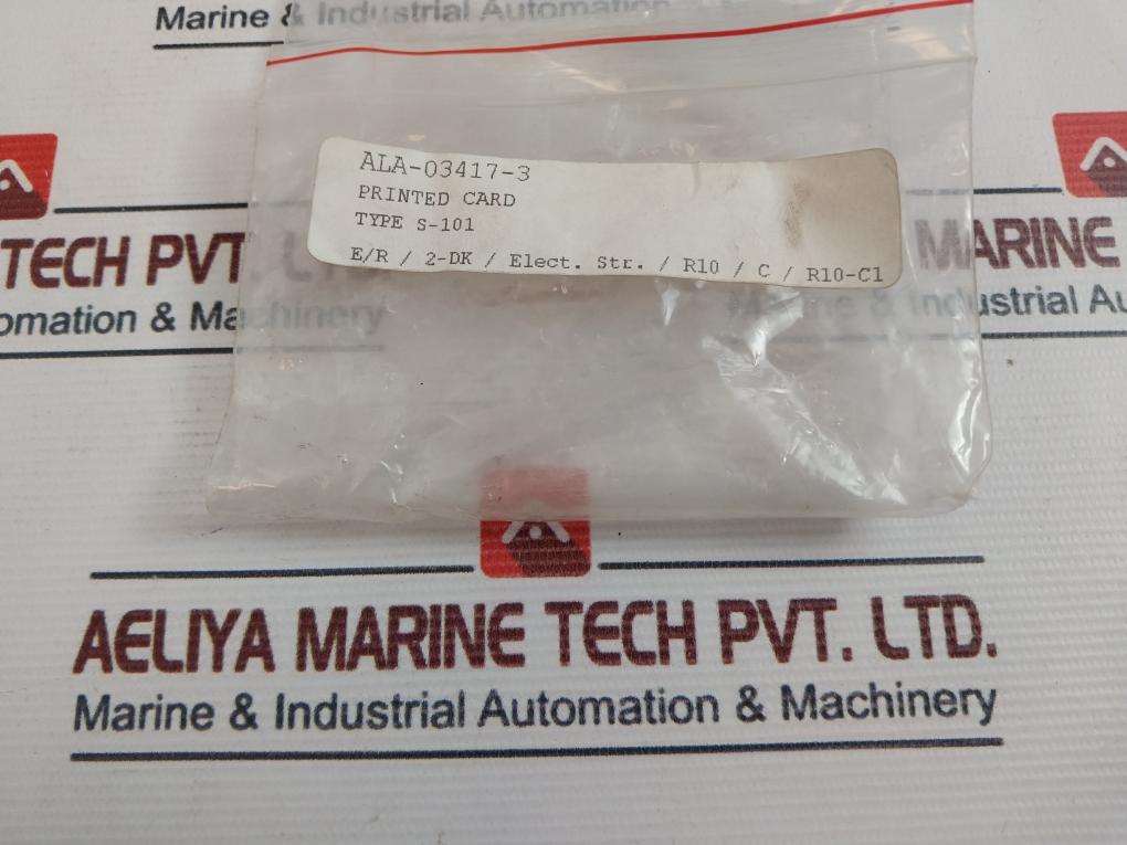 Signalco S 101 Printed Card Board