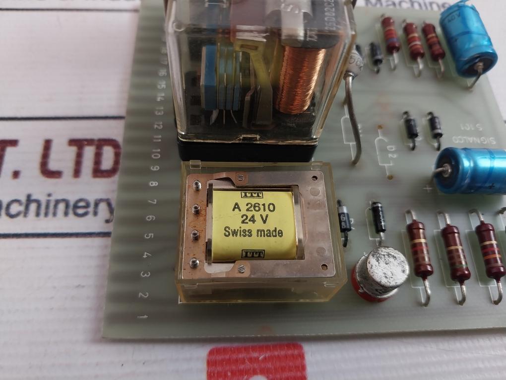 Signalco S 101 Printed Card Board