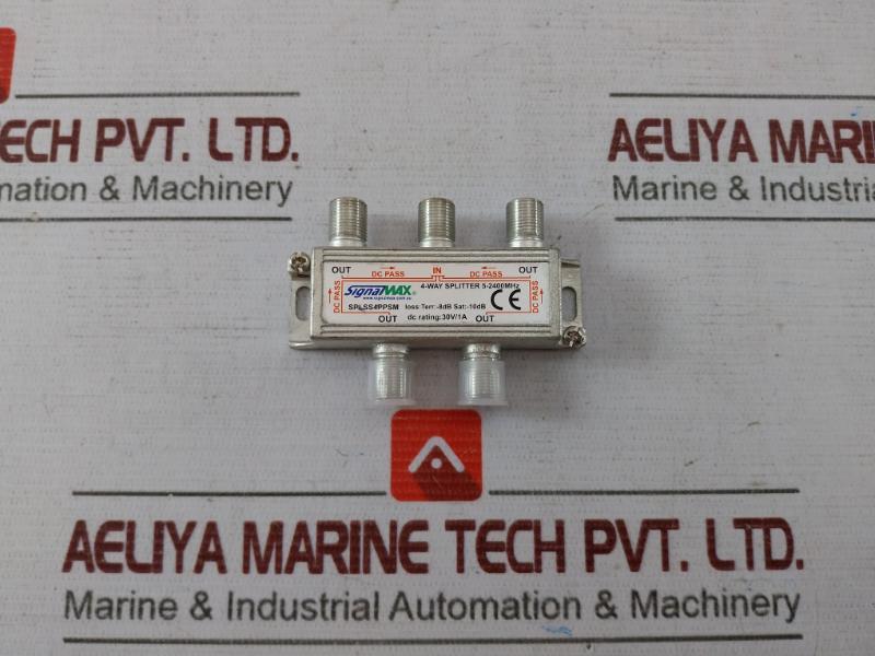 Signalmax Splss4Ppsm Rear Channel Compatible For Cable Antenna Satellite System