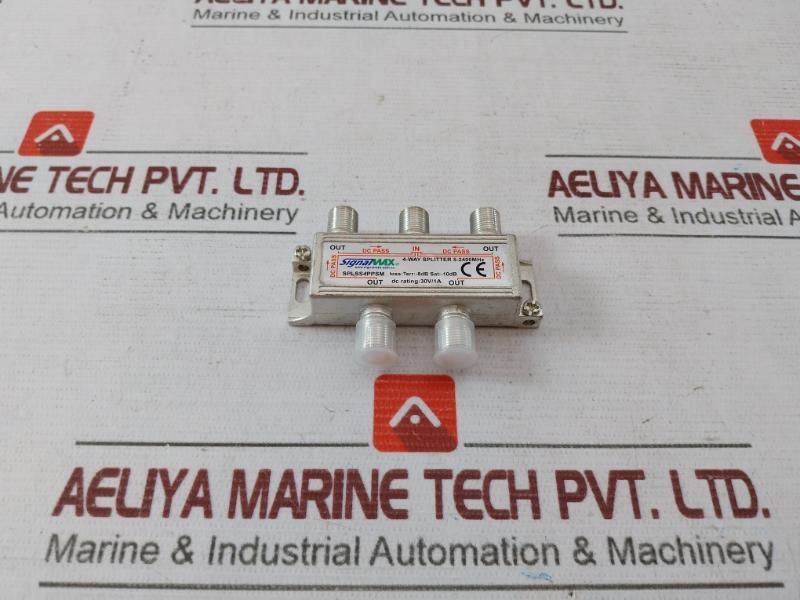 Signalmax Splss4Ppsm Rear Channel Compatible For Cable Antenna Satellite System