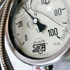 Sika 0-100C Gas Pressure Thermometer With Capillary Tube L-206 Mm/L-206 Mm