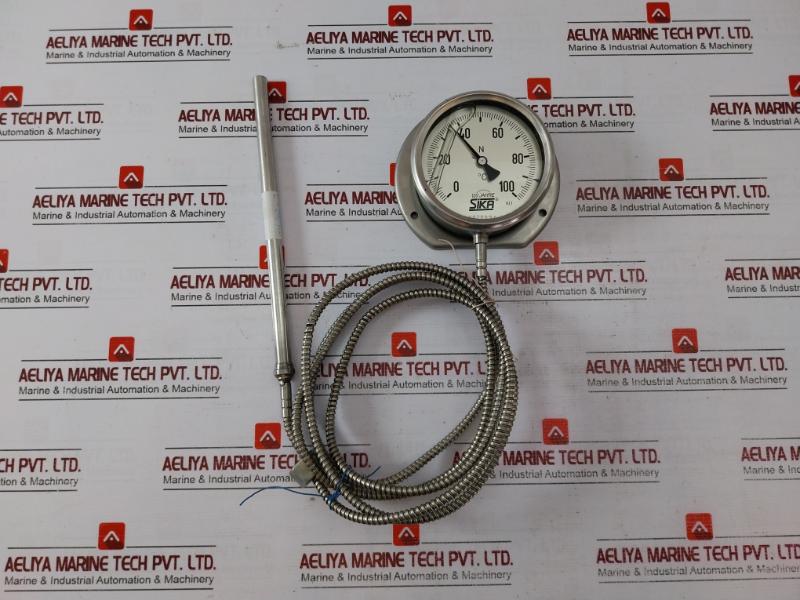 Sika 0 To 100C Industrial Thermometer Kl.1 D-12 Mm Adjustment +/-6%