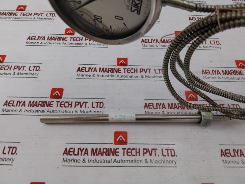 Sika 0 To 100C Industrial Thermometer Kl.1 D-12 Mm Adjustment +/-6%