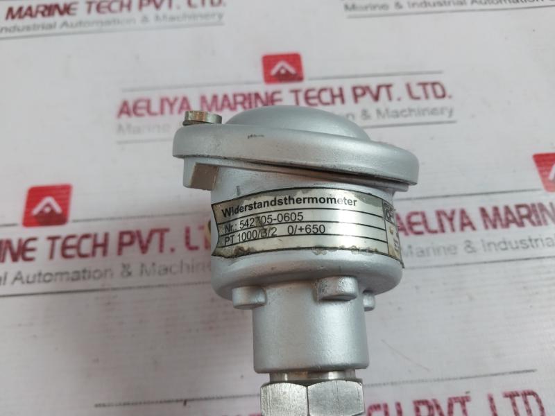 Sika 542705-0605 Resistance Thermometer Pt 1000/B/2 0/+650 200-mm