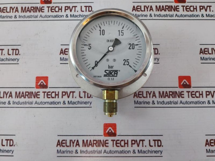 Sika En837-1 Pressure Gauge 0 – 25 Bar