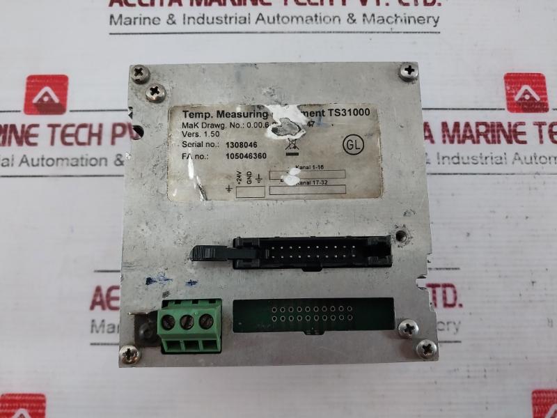 Sika Ts31000 Temperature Measuring Instrument +24V Vers: 1.50
