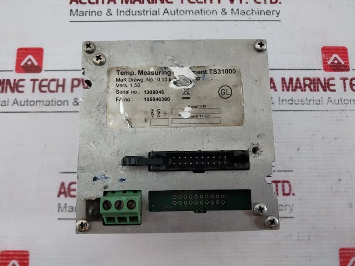 Sika TS31000 Temperature Measuring Instrument +24V VERS: 1.50