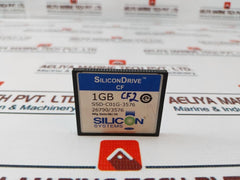 Silicon Systems Ssd-c01G-3576 Internal Solid State Drive (Ssd)