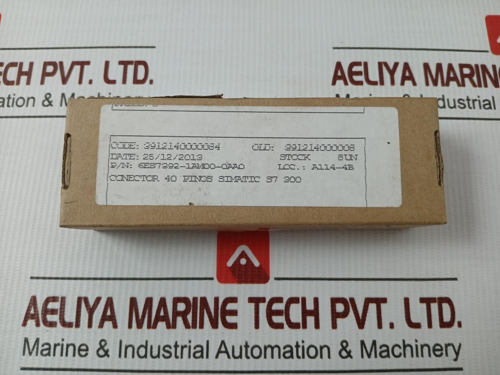 Simatic S7-300 40-pin Connector With Screw Connection 6Es7 392-1Am00-0Aa0 Siemens