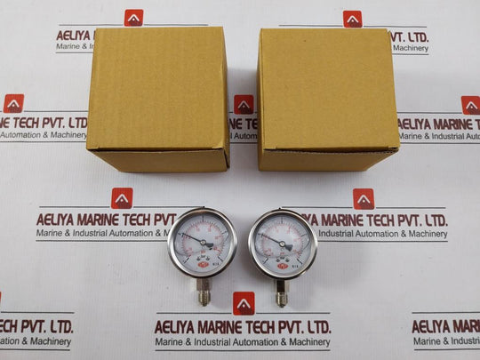 Simga -1 To 3 Bar Bottom Pressure Gauge 14 To 40 Psi