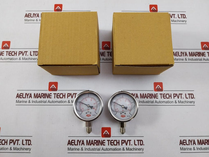 Simga -1 To 3 Bar Bottom Pressure Gauge 14 To 40 Psi