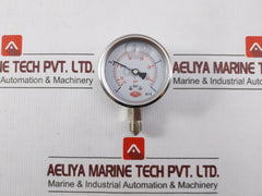 Simga -1 To 3 Bar Bottom Pressure Gauge 14 To 40 Psi