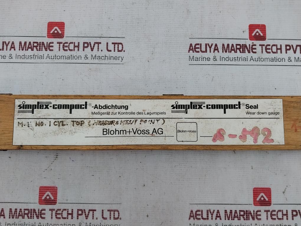 Simplex-compact Seal Wear Down Gauge S-592 4-16