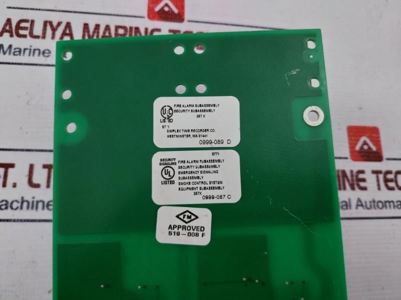 Simplex 4010-9922 Modular Network Interface Card 579-956 Rev: D