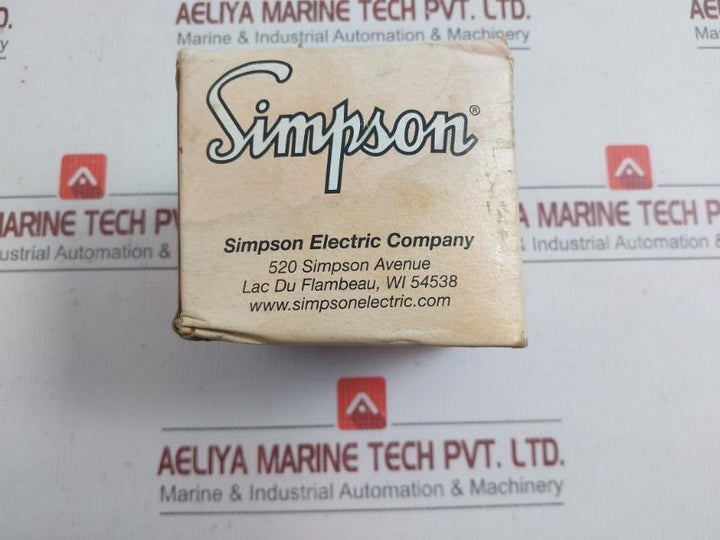 Panel Ammeter 03210 Simpson