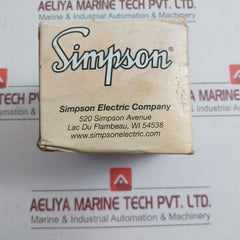 Panel Ammeter 03210 Simpson