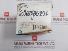 Panel Ammeter 03210 Simpson