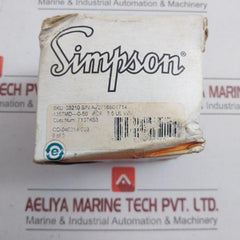 Panel Ammeter 03210 Simpson
