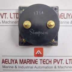 Panel Ammeter 03210 Simpson