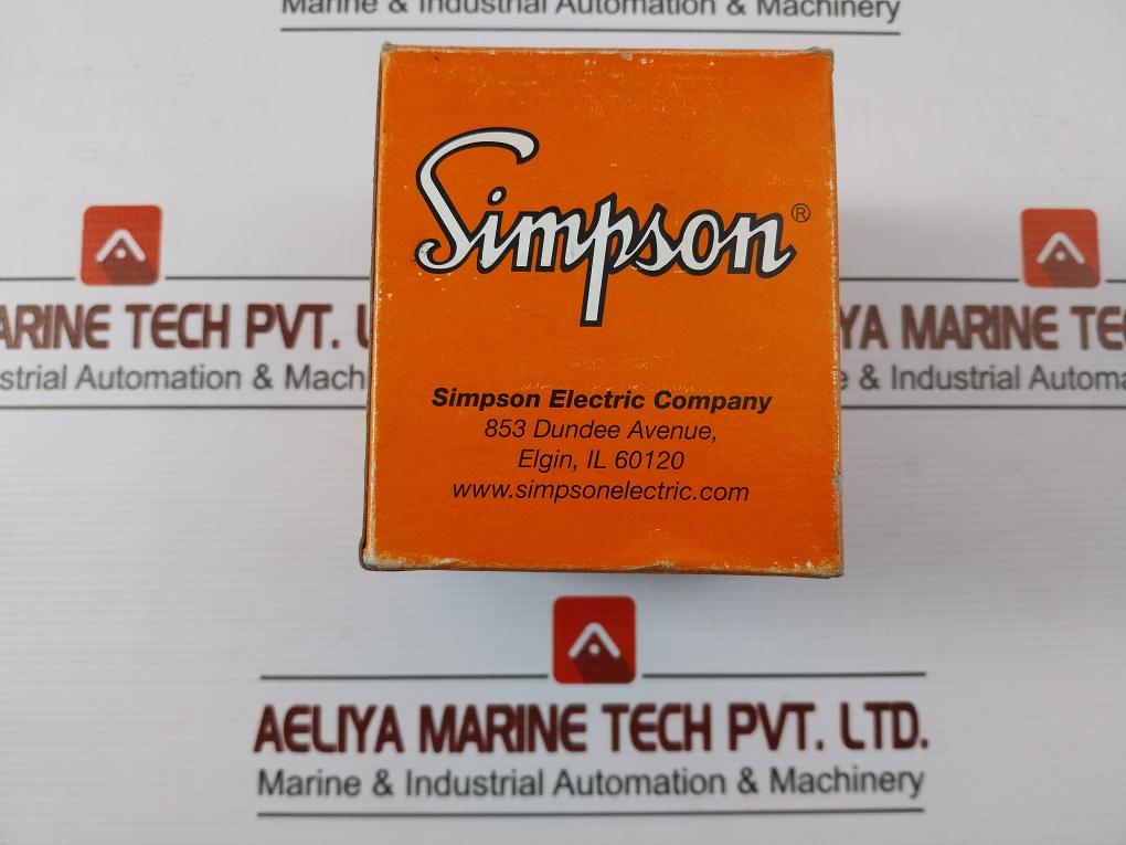 Simpson 1212C Dc Milliammeter Panel Meter 0–25 Ma