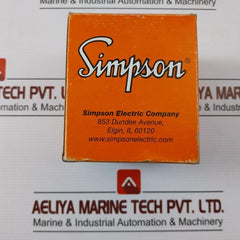 Simpson 1212C Dc Milliammeter Panel Meter 0–25 Ma