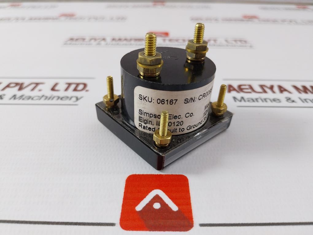 Simpson 1212C Dc Milliammeter Panel Meter 0–25 Ma