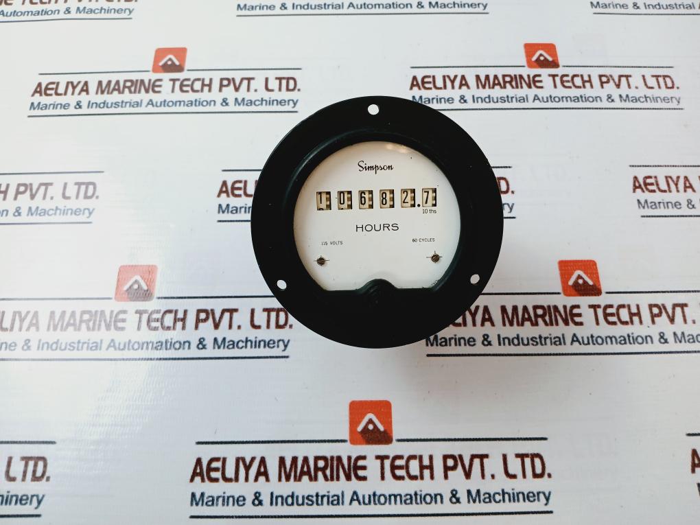 Simpson 3-702913 Hour Meter 115V – Aeliya Marine Tech®