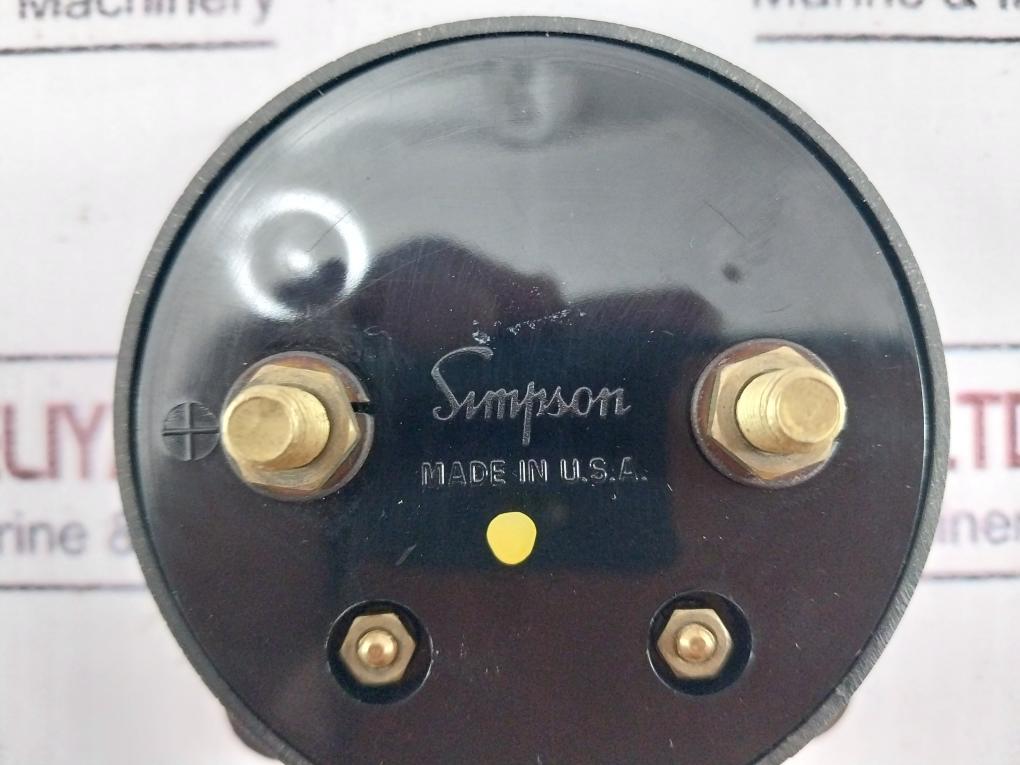 Simpson Electric M-10485-5 Panel Meter