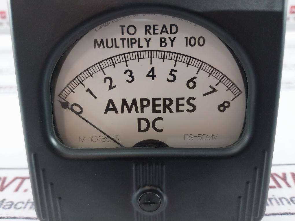 Simpson Electric M-10485-5 Panel Meter