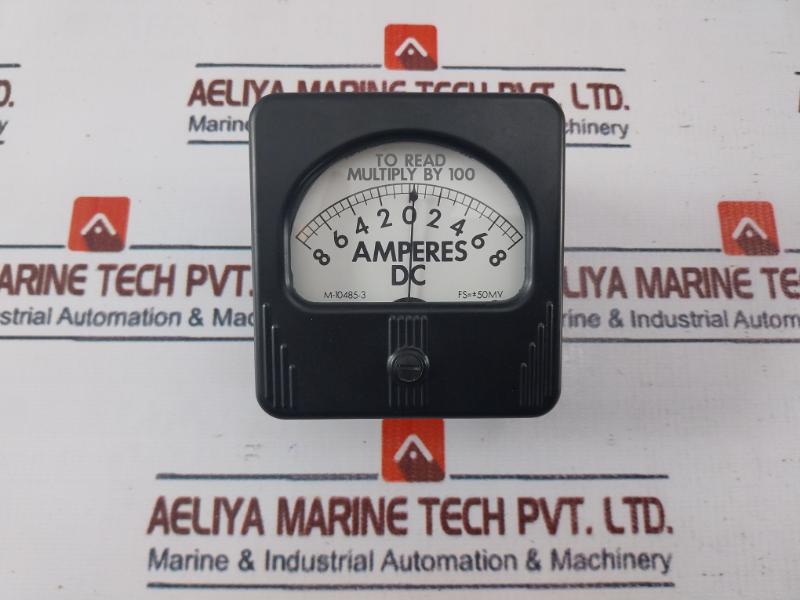 Simpson M-10485-3 Lincoln Panel Meter 8-0-8 Ampere Dc
