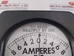 Simpson M-10485-3 Lincoln Panel Meter 8-0-8 Ampere Dc