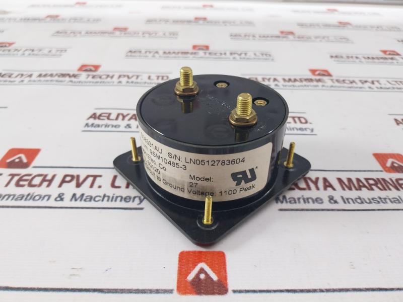 Simpson M-10485-3 Lincoln Panel Meter 8-0-8 Ampere Dc