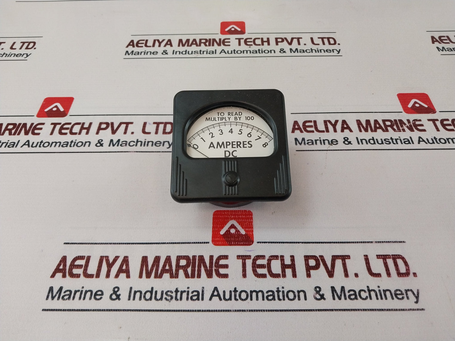 Simpson M-10485-5 Panel Meter 27A 0-8 Ampere Dc