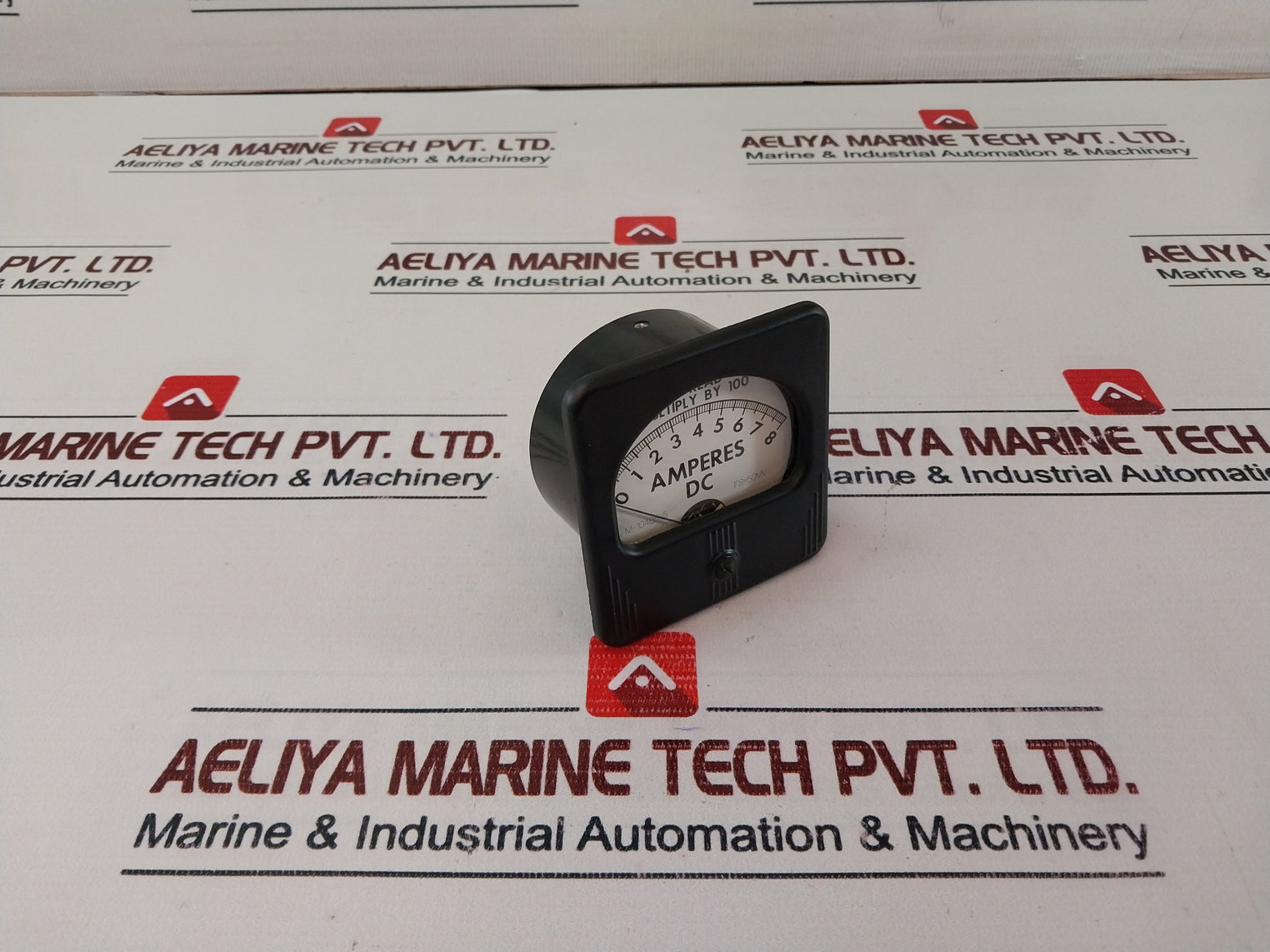 Simpson M-10485-5 Panel Meter 27A 0-8 Ampere Dc