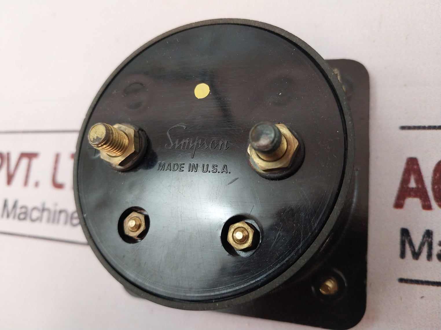 Simpson M-10485-5 Panel Meter 27A 0-8 Ampere Dc