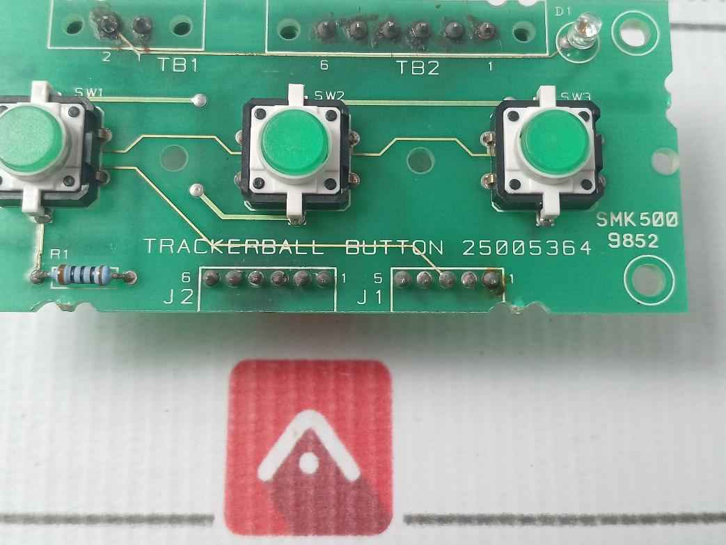 Simrad Norge 25005372 Pcb Trackerball Button 25005364