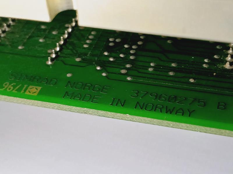 Simrad Norge 37960259 B Alarm/Function Sdp/Stc Panel 37960275 B