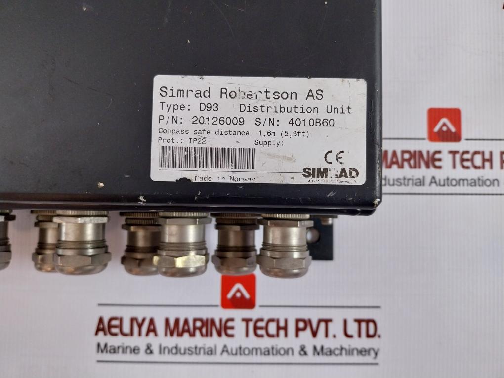 Simrad Robertson 20126009, 20126678 Distribution Unit D93