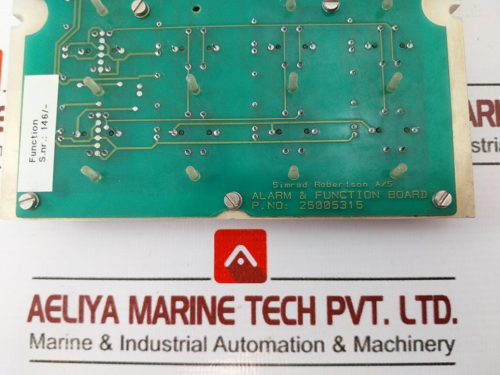 Simrad Robertson 25005315 Alarm & Function Board 25005315